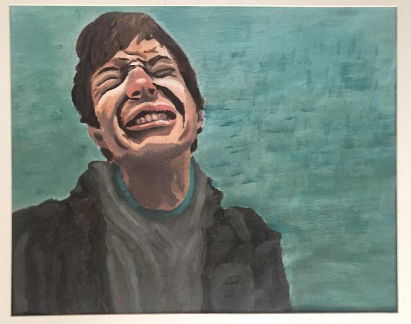 CD. Acrylic on canvas. Mollie Barnes. 2011.